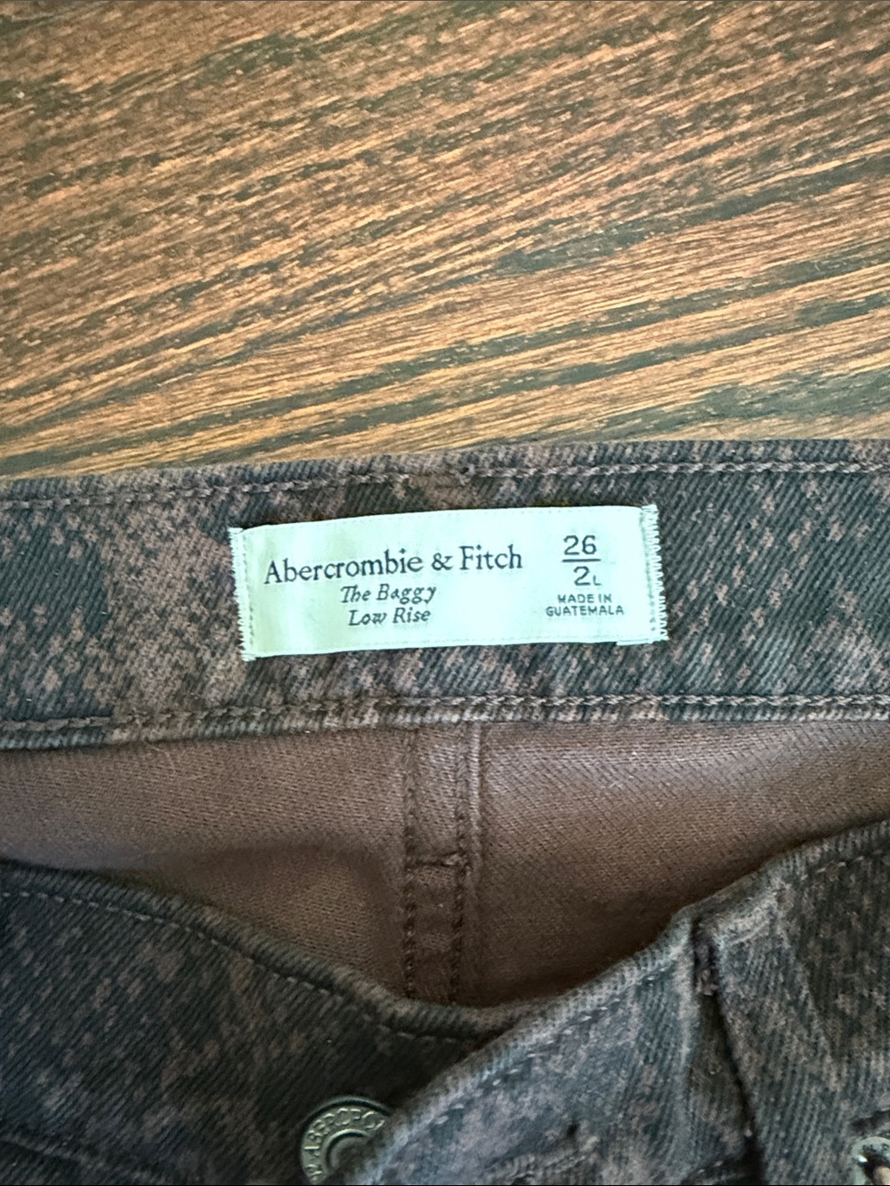 A&F lot rise LONG Jean - Picture 3 of 3